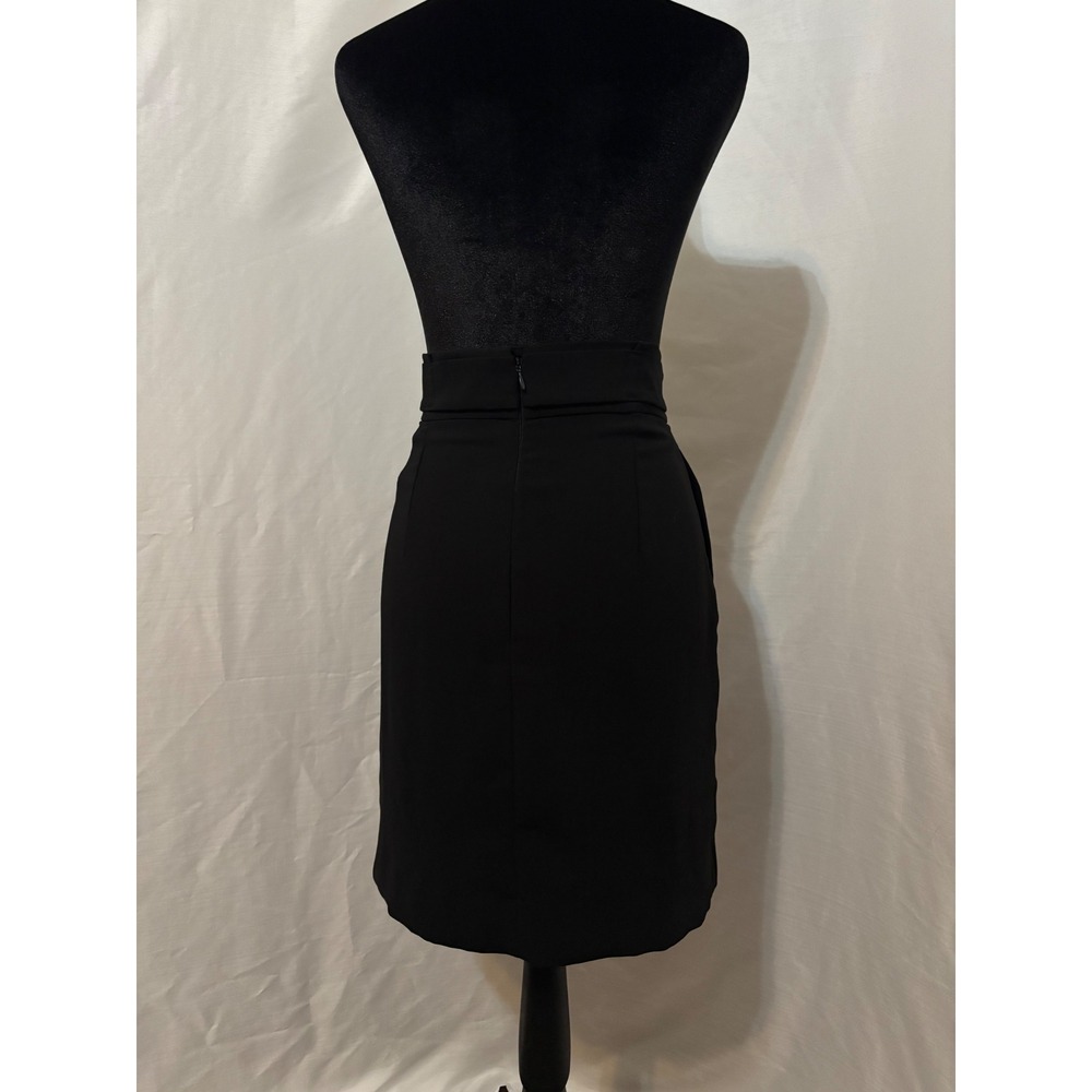 H&m High Waisted Pleated Knee Length Skirt Size 6 - Picture 3 of 5